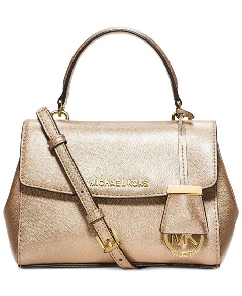 michael kors ava small gold|Michael Kors Ava Small Bags & Handbags for Women.